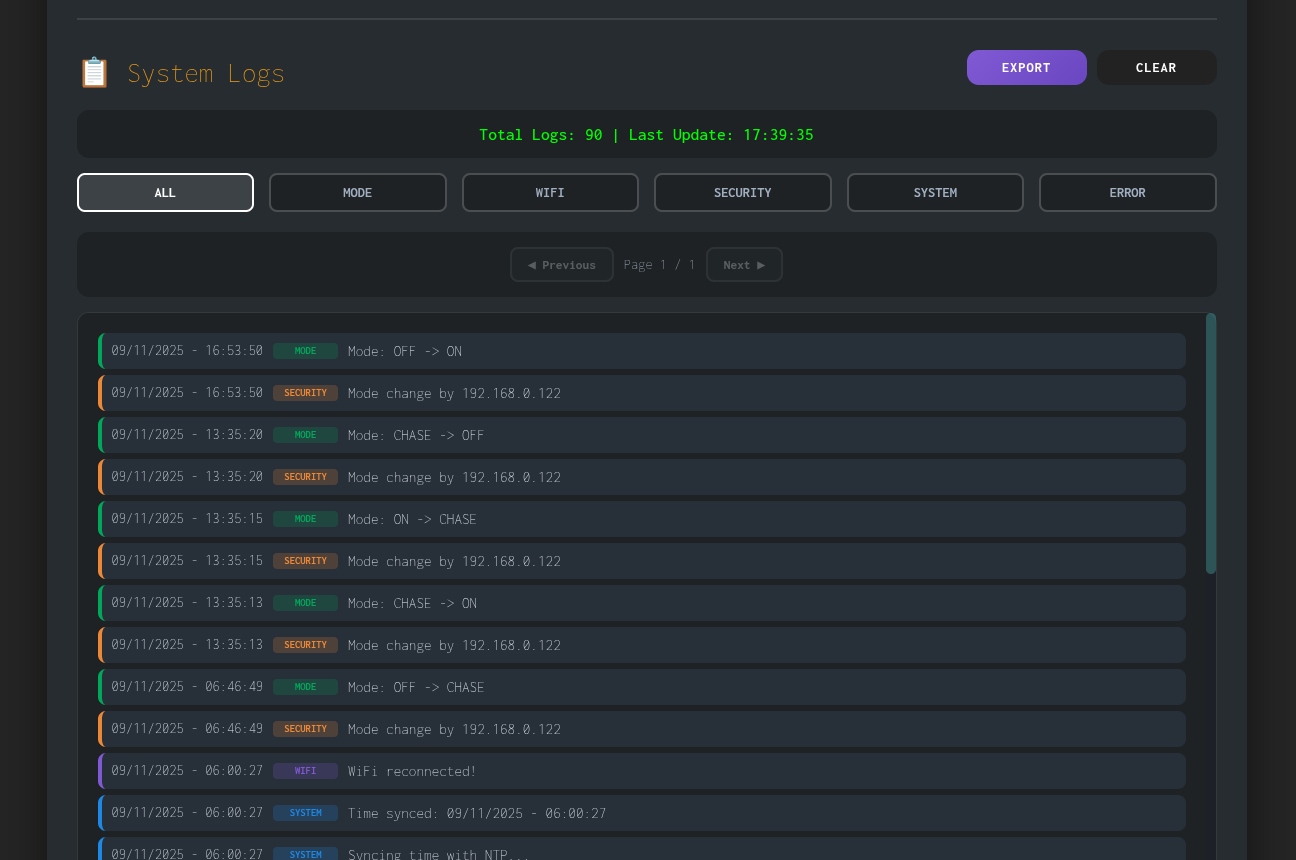 6.Web interface for log monitoring